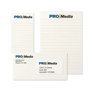 Notepads + #10 Envelopes Printing + Mailed